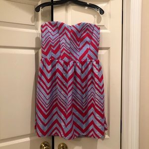 Barely Worn Strapless Mini Dress